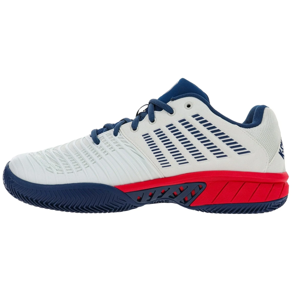 KSwiss Tennisschuhe Express Light 3 Clay/Sandplatz 2023 Weiss/opalblau Herren 6 KSwiss Tennisschuhe Express Light 3 Clay/Sandplatz 2023 Weiss/opalblau Herren – Bild 4