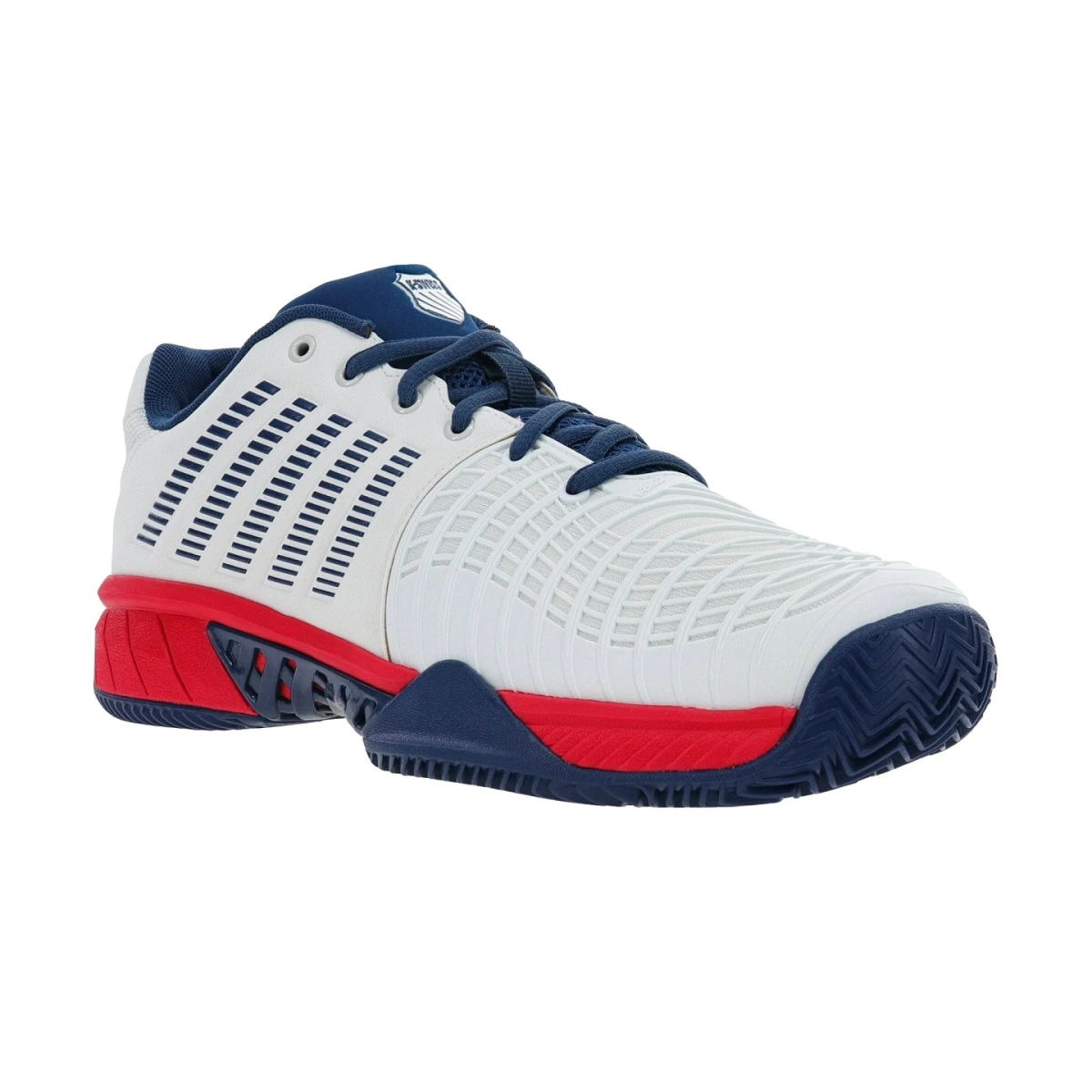 KSwiss Tennisschuhe Express Light 3 Clay/Sandplatz 2023 Weiss/opalblau Herren 9 KSwiss Tennisschuhe Express Light 3 Clay/Sandplatz 2023 Weiss/opalblau Herren – Bild 7
