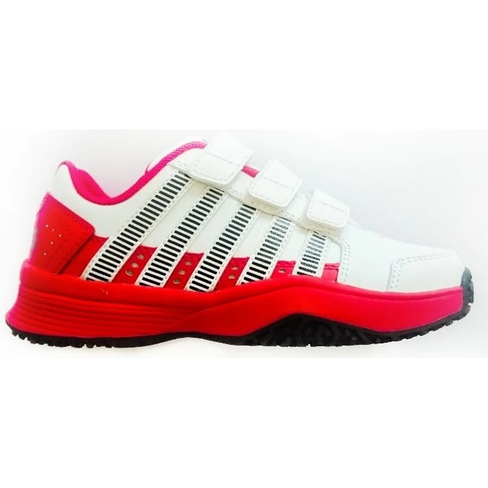 KSwiss Court Impact LTR KLETT Weiss/rot Tennisschuhe Kinder 3 KSwiss Court Impact LTR KLETT Weiss/rot Tennisschuhe Kinder