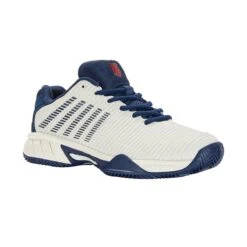 KSwiss Tennisschuhe Hypercourt Express 2 Clay/Sandplatz 2023 Weiss/opalblau Kinder -Wilson Huston Geschaft KSwiss 86614 146 Hypercourt Express Schuh207 1200x1200 1