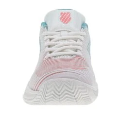 KSwiss Tennisschuhe Hypercourt Express 2 Clay/Sandplatz 2023 Weiss/hellblau/pink Damen -Wilson Huston Geschaft KSwiss 96614 143 Hypercourt Express Schuh204 985x985 1