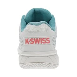 KSwiss Tennisschuhe Hypercourt Express 2 Clay/Sandplatz 2023 Weiss/hellblau/pink Damen -Wilson Huston Geschaft KSwiss 96614 143 Hypercourt Express Schuh205 955x955 1