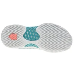 KSwiss Tennisschuhe Hypercourt Express 2 Clay/Sandplatz 2023 Weiss/hellblau/pink Damen -Wilson Huston Geschaft KSwiss 96614 143 Hypercourt Express Schuh207 1200x1200 1