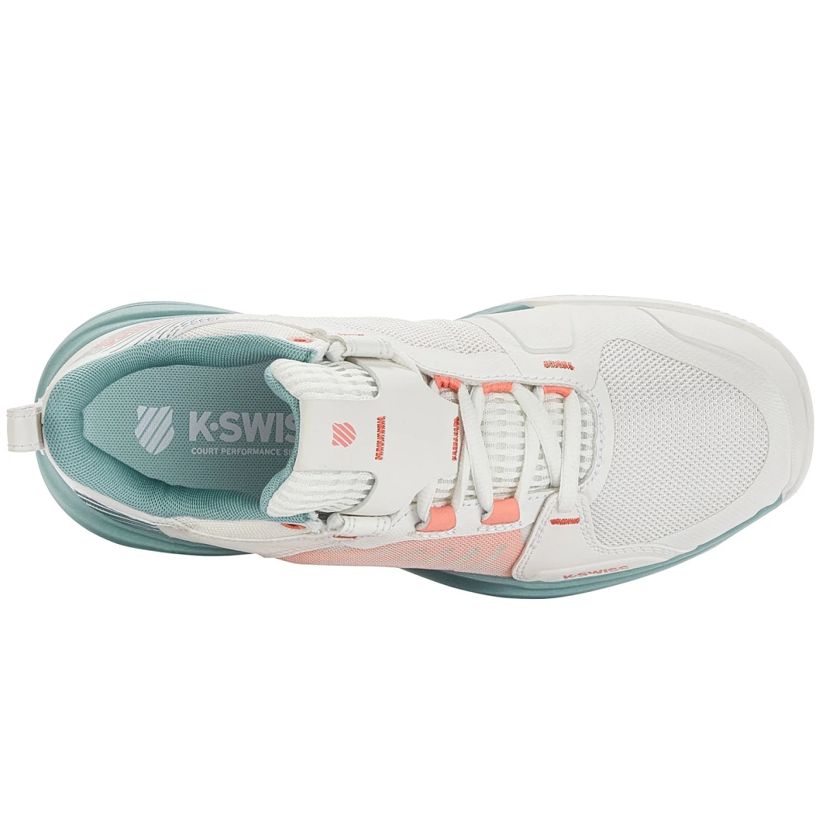 KSwiss Tennisschuhe Ultrashot Team Allcourt 2023 Weiss Damen 4 KSwiss Tennisschuhe Ultrashot Team Allcourt 2023 Weiss Damen – Bild 2