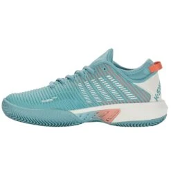 KSwiss Tennisschuhe Hypercourt Supreme Clay/Sandplatz 2023 Hellblau Damen -Wilson Huston Geschaft Kswiss 96617 407 Hypercourt Supreme Schuh203 1200x1200 1