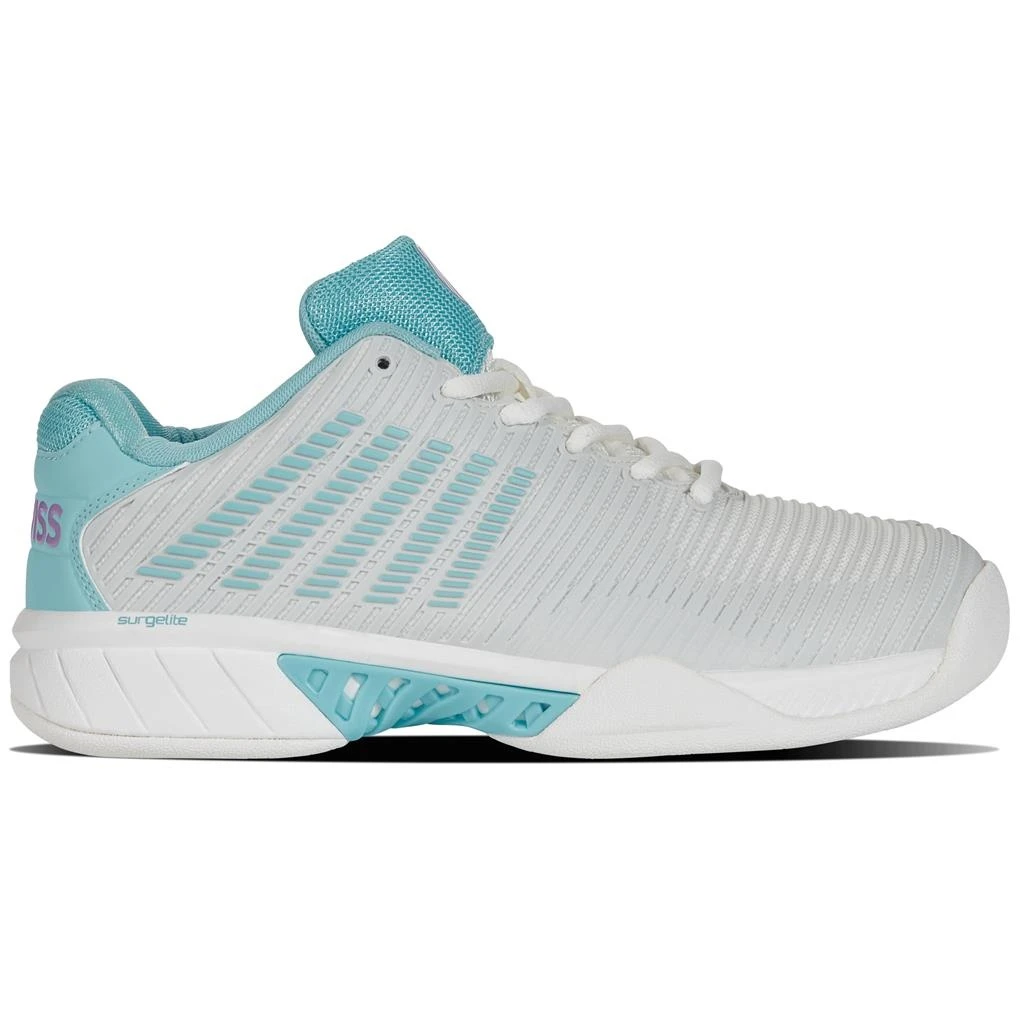KSwiss Tennisschuhe Hypercourt Express 2 Indoor/Carpet/Teppich Weiss/blau Damen 4 KSwiss Tennisschuhe Hypercourt Express 2 Indoor/Carpet/Teppich Weiss/blau Damen – Bild 2