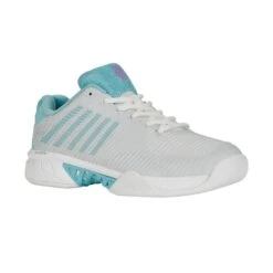 Neue Veröffentlichungen 7 KSwiss Tennisschuhe Hypercourt Express 2 Indoor/Carpet/Teppich Weiss/blau Damen