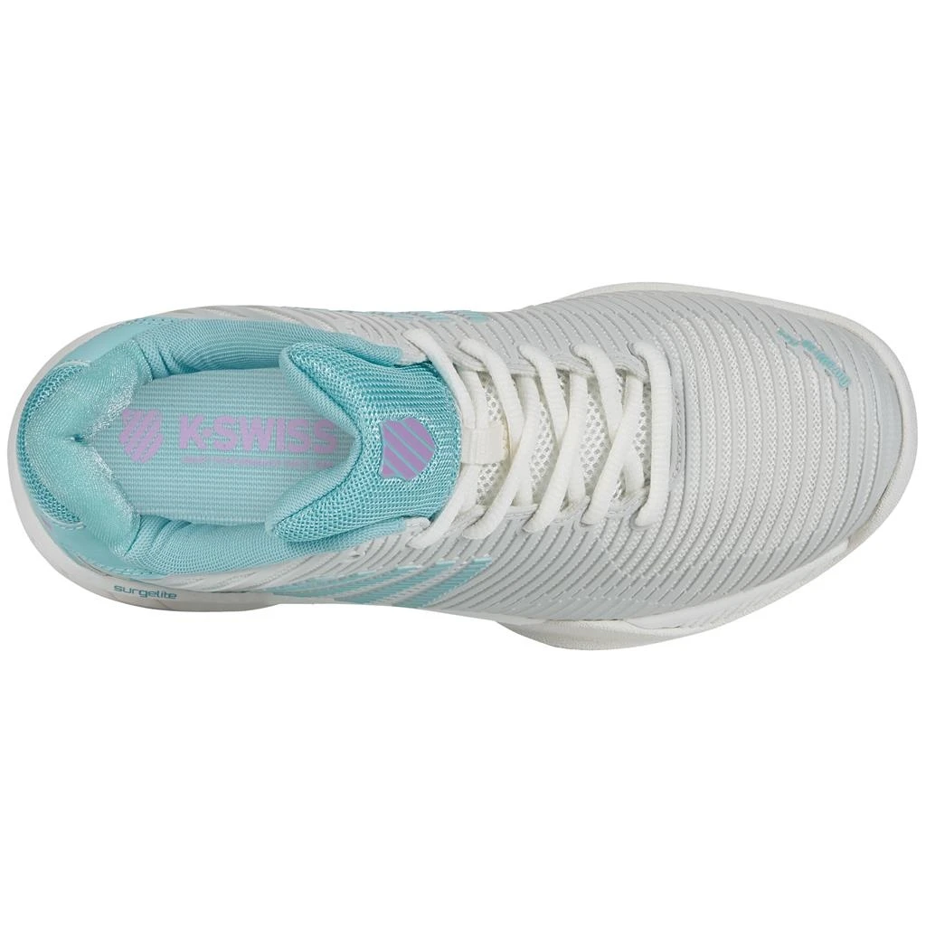 KSwiss Tennisschuhe Hypercourt Express 2 Indoor/Carpet/Teppich Weiss/blau Damen 9 KSwiss Tennisschuhe Hypercourt Express 2 Indoor/Carpet/Teppich Weiss/blau Damen – Bild 7