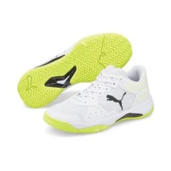 Puma Tennisschuhe Solarsmash RCT Allcourt Weiss/gelb Herren