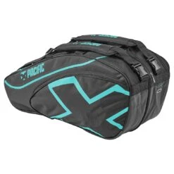 Pacific Tennis-Racketbag X Tour XL (Schlägertasche, 2 Hauptfächer, 1 Thermofach) Schwarz/petrol 6er -Wilson Huston Geschaft Pacific pc 71340035 Tasche XL 2 1120x1120 1