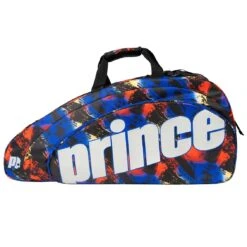 Prince Tennis-Racketbag Random (Schlägertasche, 2 Hauptfächer) Schwarz 9er