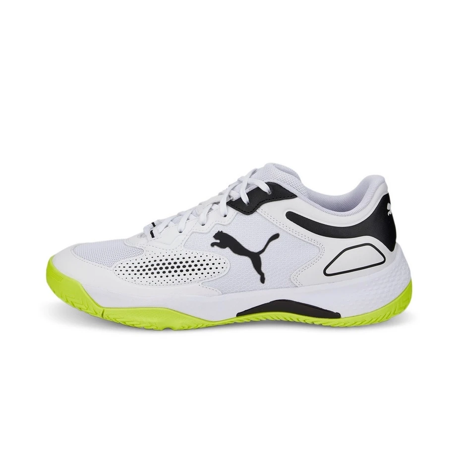 Puma Tennisschuhe Solarcourt RCT Allcourt Weiss/lime Herren 7 Puma Tennisschuhe Solarcourt RCT Allcourt Weiss/lime Herren – Bild 5