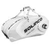 Solinco Racketbag Tour Team Whiteout (Schlägertasche, 3 Hauptfächer, Thermofach, Schuhfach) Weiss 15er -Wilson Huston Geschaft SOL 15pk Bag Whiteout Tasche 1200x1200 1