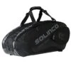 Solinco Racketbag Tour Team Blackout (Schlägertasche, 3 Hauptfächer, Thermofach, Schuhfach) Schwarz 15er -Wilson Huston Geschaft SOL YJ 15pk Bag Blackout Tasche201 1200x1200 1