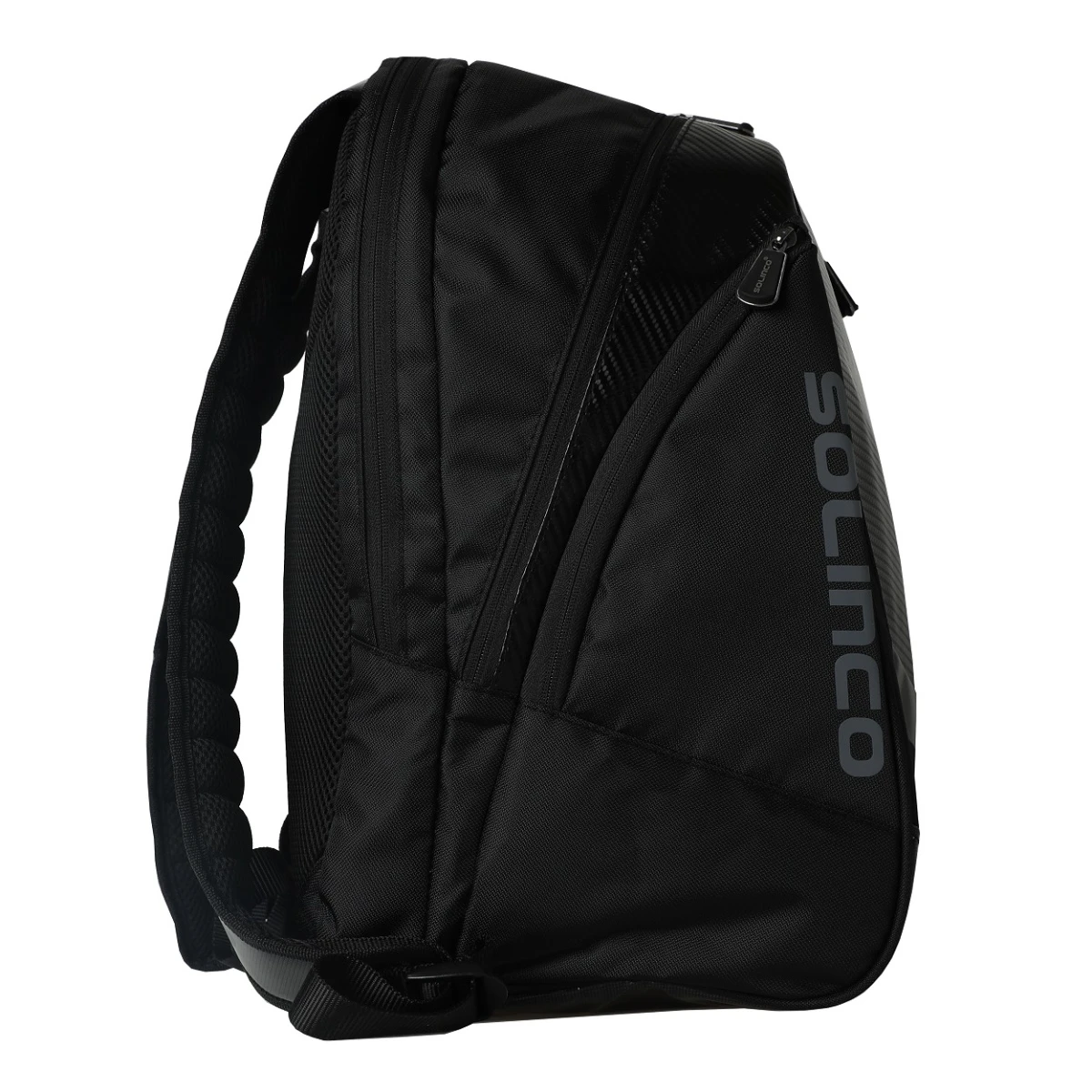 Solinco Rucksack Tour Team Blackout (Hauptfach, Schlägerfach) Schwarz 4 Solinco Rucksack Tour Team Blackout (Hauptfach, Schlägerfach) Schwarz – Bild 2