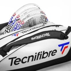 Tecnifibre Tennis-Racketbag Tour Endurance (Schlägertasche, 3 Hauptfächer) Weiss 15er -Wilson Huston Geschaft TF 40TOUWHI15 Tour Racketbag 15er 2 608x608 1