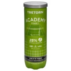Tretorn Methodikbälle Stage 1 Academy (grüner Punkt) Gelb Dose 3er -Wilson Huston Geschaft Tretorn Methodikbaelle Academy Stage 1 Dose 3er 473624 1 839x839 2