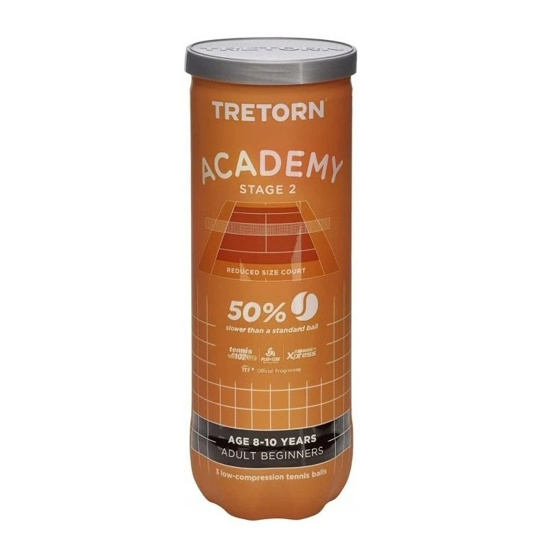 Tretorn Methodikbälle Stage 2 Academy Gelb/orange Dose 3er 5 Tretorn Methodikbälle Stage 2 Academy Gelb/orange Dose 3er – Bild 3