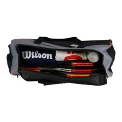 Wilson Tennistasche Clash Duffel Large Schwarz/grau 10 Wilson Tennistasche Clash Duffel Large Schwarz/grau -Wilson Huston Geschaft WILSON WR8002401001 TENNISTASCHE CLASH 1 1200x1200 1
