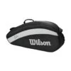 Wilson Tennis-Racketbag Roger Federer Team (Schlägertasche, 1 Hauptfach) Schwarz/grau 3er -Wilson Huston Geschaft Wilson WR8005801 RF TEAM 3PK Tasche201 1200x1200 1