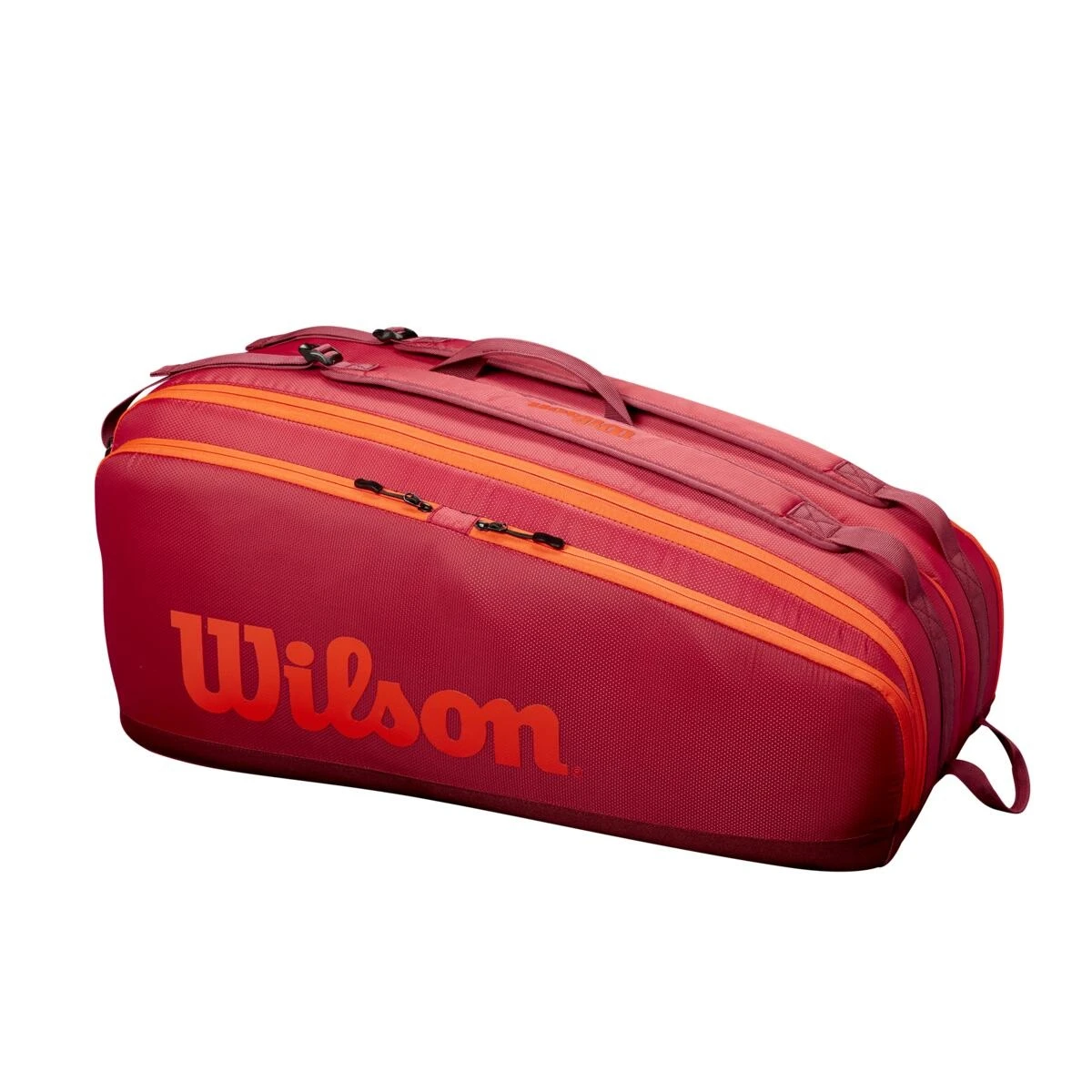 Wilson Tennis-Racketbag Tour (Schlägertasche, 2 Hauptfächer) Rot 12er 5 Wilson Tennis-Racketbag Tour (Schlägertasche, 2 Hauptfächer) Rot 12er – Bild 3