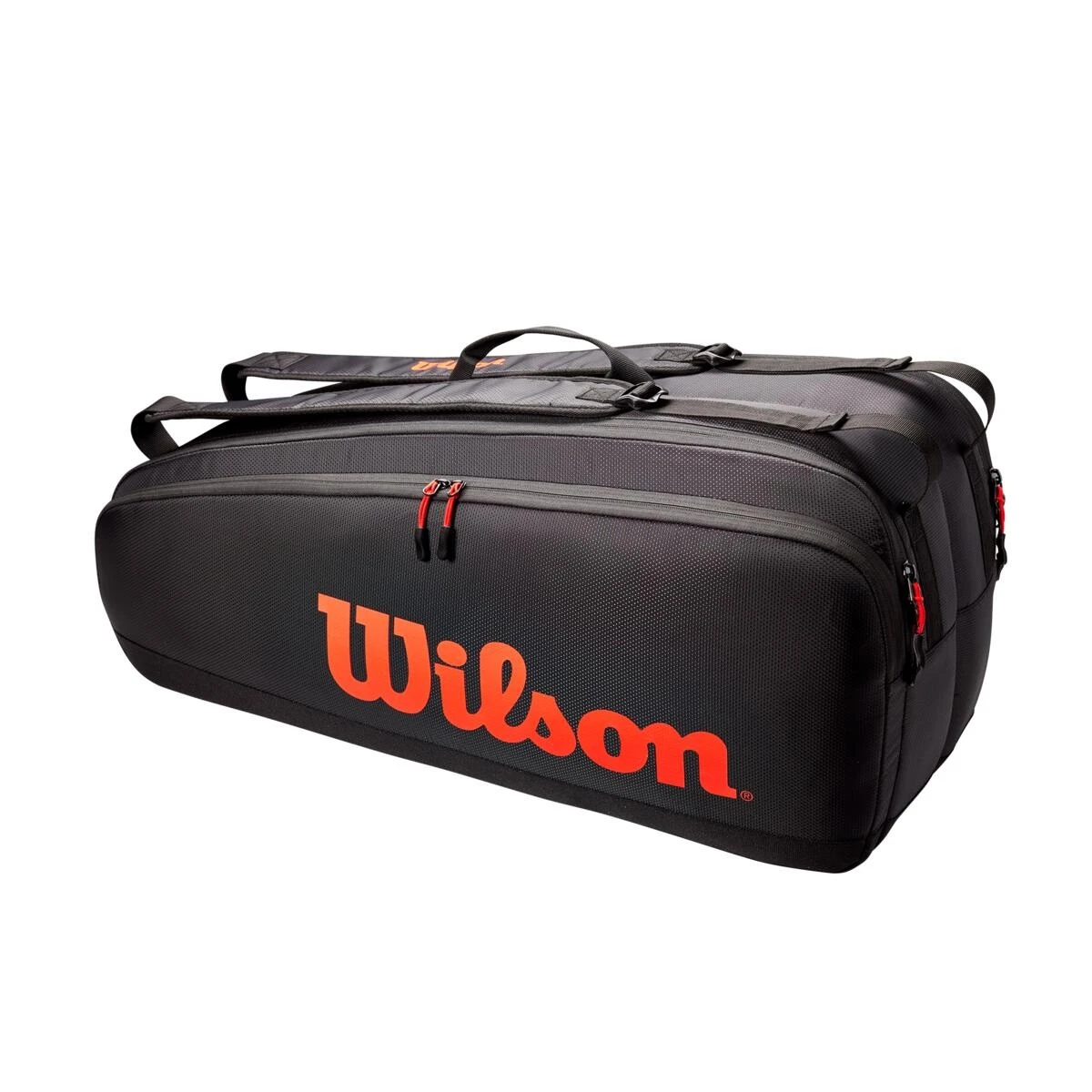 Wilson Tennis-Racketbag Tour (Schlägertasche, 2 Hauptfächer) Schwarz 6er 3 Wilson Tennis-Racketbag Tour (Schlägertasche, 2 Hauptfächer) Schwarz 6er