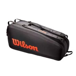 Wilson Tennis-Racketbag Tour (Schlägertasche, 2 Hauptfächer) Schwarz 6er 7 Wilson Tennis-Racketbag Tour (Schlägertasche, 2 Hauptfächer) Schwarz 6er -Wilson Huston Geschaft Wilson WR8011301 Tour 6PK Tasche203 1200x1200 1