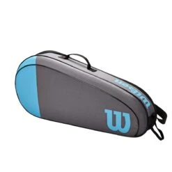 Wilson Tennis-Racketbag Team (Schlägertasche, 1 Hauptfach) Grau/blau 3er -Wilson Huston Geschaft Wilson WR8011501 Team 3PK201 1200x1200 1