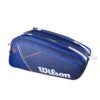 Wilson Tennis-Racketbag Super Tour Roland Garros (Schlägertasche, 3 Hauptfächer) Navyblau 15er -Wilson Huston Geschaft Wilson WR8018101 RG Super Tour 15 Tasche201 1200x1200 1