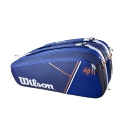 Wilson Tennis-Racketbag Super Tour Roland Garros (Schlägertasche, 3 Hauptfächer) Navyblau 15er 14 Wilson Tennis-Racketbag Super Tour Roland Garros (Schlägertasche, 3 Hauptfächer) Navyblau 15er -Wilson Huston Geschaft Wilson WR8018101 RG Super Tour 15 Tasche202 1200x1200 1