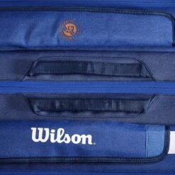 Wilson Tennis-Racketbag Super Tour Roland Garros (Schlägertasche, 3 Hauptfächer) Navyblau 15er 18 Wilson Tennis-Racketbag Super Tour Roland Garros (Schlägertasche, 3 Hauptfächer) Navyblau 15er -Wilson Huston Geschaft Wilson WR8018101 RG Super Tour 15 Tasche206 1200x1200 1