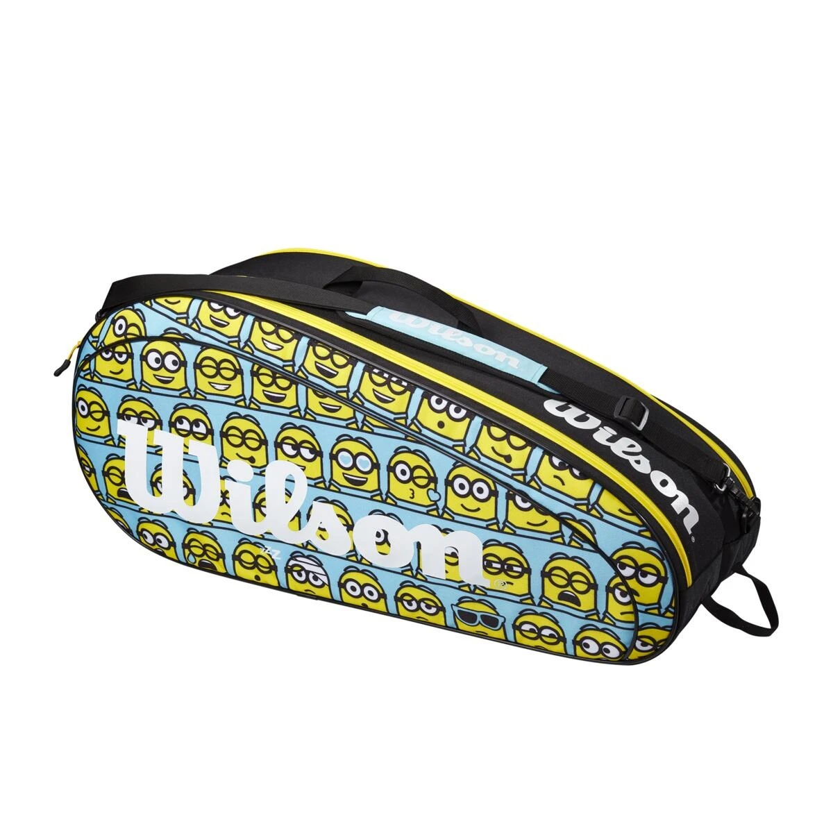Wilson Tennis-Racketbag (Schlägertasche, 2 Hauptfächer) Minions 2.0 Team 2023 Blau/gelb 6er 4 Wilson Tennis-Racketbag (Schlägertasche, 2 Hauptfächer) Minions 2.0 Team 2023 Blau/gelb 6er – Bild 2