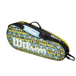 Wilson Tennis-Racketbag Minions 2.0 Team 2023 (Schlägertasche, 1 Hauptfach) Blau/gelb 3er -Wilson Huston Geschaft Wilson WR8020301 MINIONS 2 TEAM 3PK Tasche201 1200x1200 1