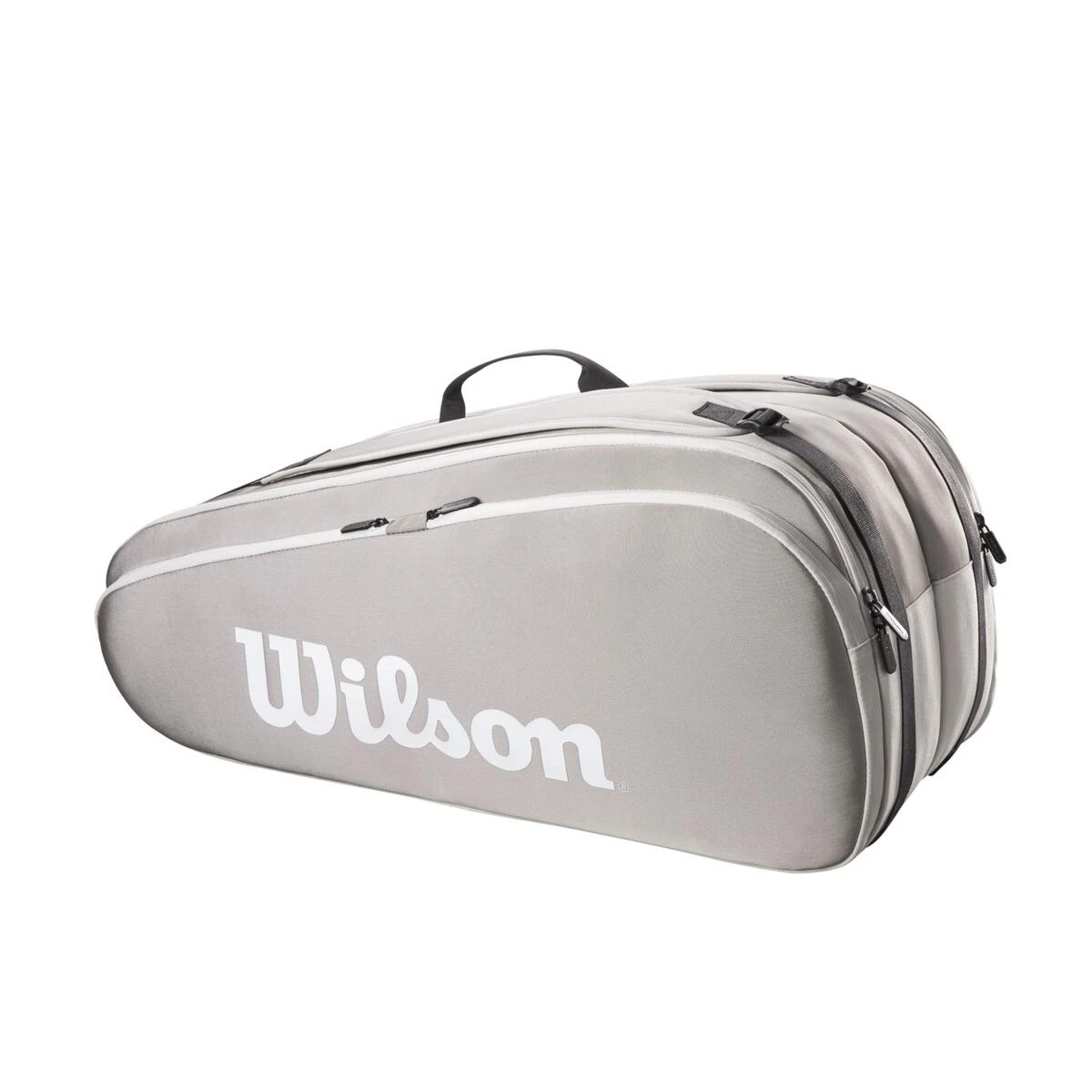 Wilson Tennis-Racketbag Tour (Schlägertasche, 2 Hauptfächer) 2023 Steingrau 12er 5 Wilson Tennis-Racketbag Tour (Schlägertasche, 2 Hauptfächer) 2023 Steingrau 12er – Bild 3