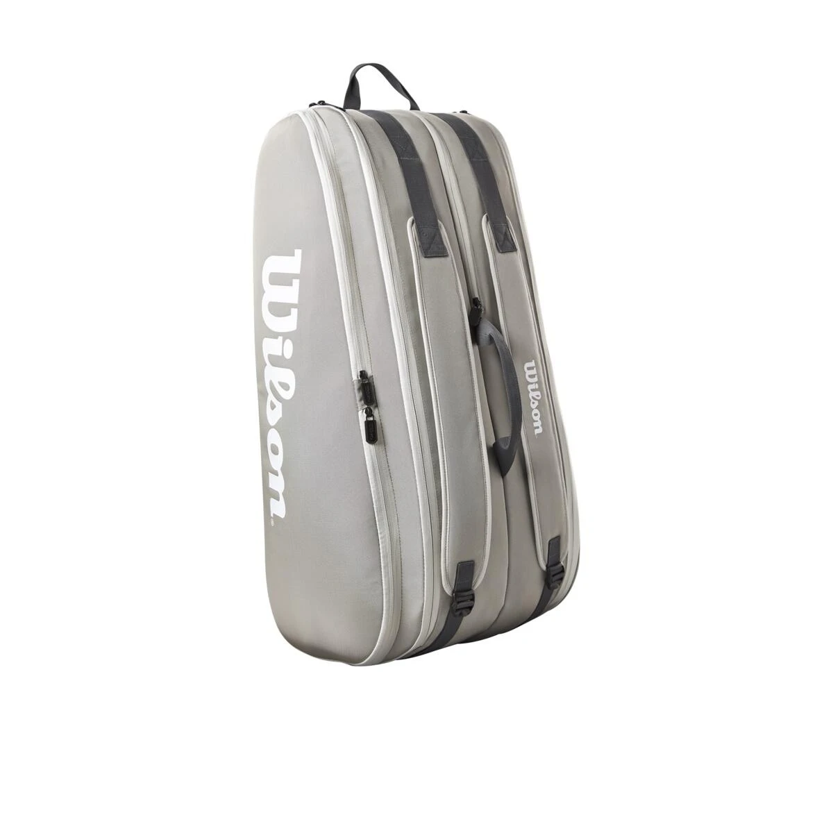 Wilson Tennis-Racketbag Tour (Schlägertasche, 2 Hauptfächer) 2023 Steingrau 12er 6 Wilson Tennis-Racketbag Tour (Schlägertasche, 2 Hauptfächer) 2023 Steingrau 12er – Bild 4