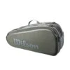 Wilson Tennis-Racketbag Tour (Schlägertasche, 2 Hauptfächer) 2023 Dunkelgrün 6er -Wilson Huston Geschaft Wilson WR8022501 Tour 6PK Tasche203 1200x1200 1
