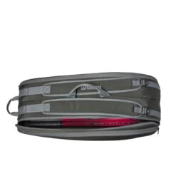 Wilson Tennis-Racketbag Tour (Schlägertasche, 2 Hauptfächer) 2023 Dunkelgrün 6er -Wilson Huston Geschaft Wilson WR8022501 Tour 6PK Tasche207 1200x1200 1