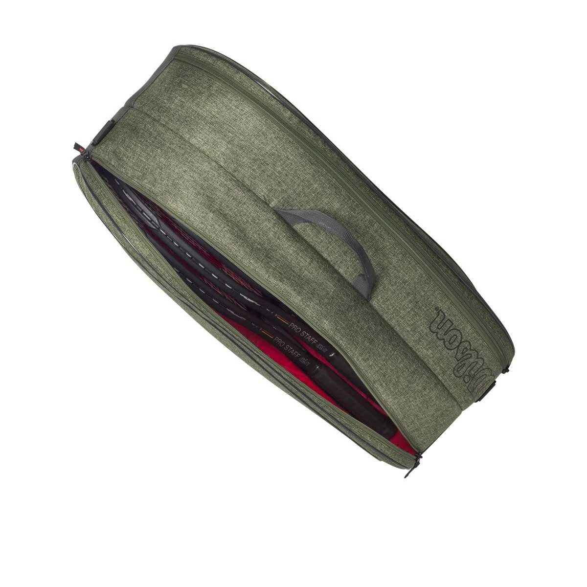Wilson Tennis-Racketbag (Schlägertasche, 2 Hauptfächer) Team 2023 Dunkelgrün 6er 9 Wilson Tennis-Racketbag (Schlägertasche, 2 Hauptfächer) Team 2023 Dunkelgrün 6er – Bild 7