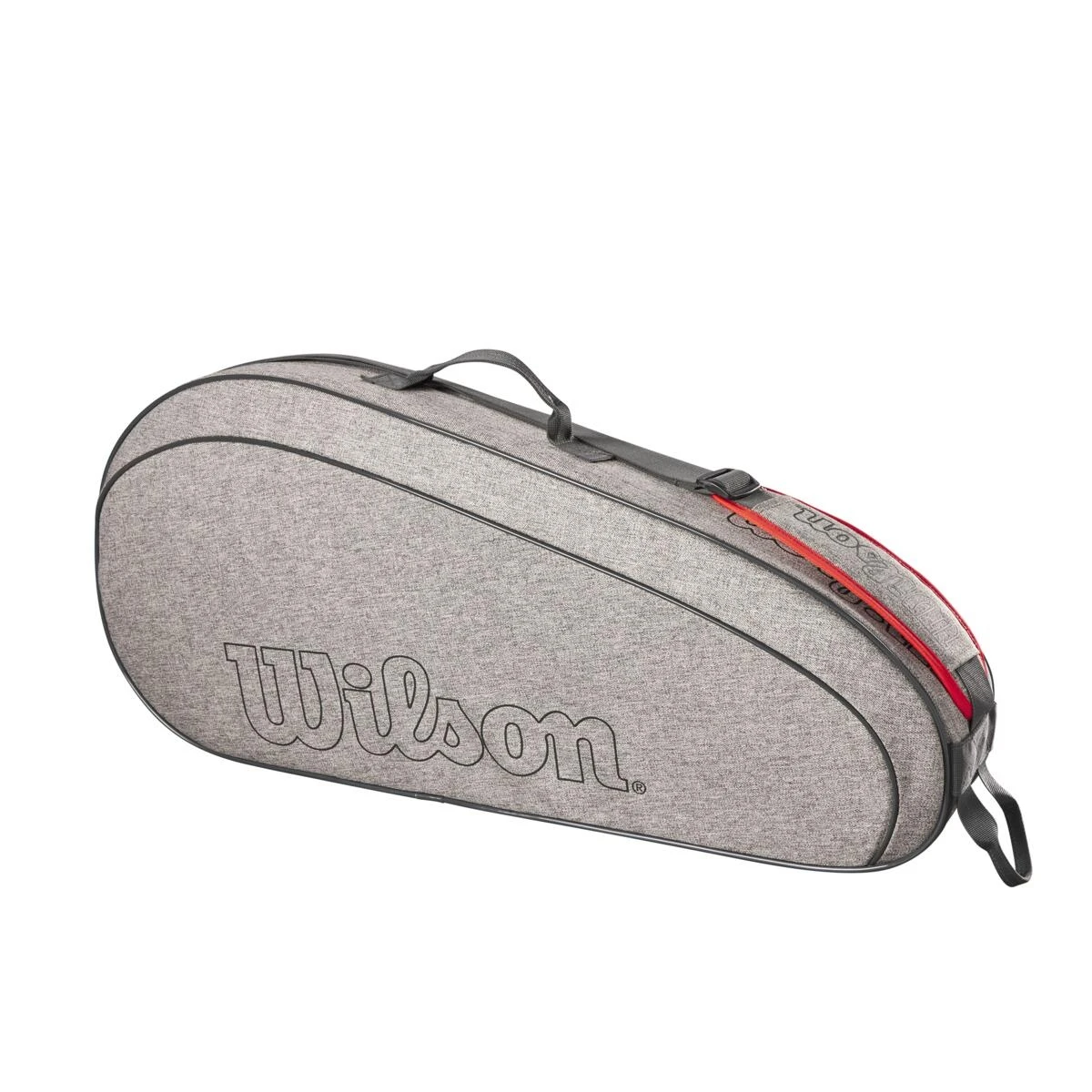 Wilson Tennis-Racketbag (Schlägertasche, 1 Hauptfach) Team 2023 Grau 3er 4 Wilson Tennis-Racketbag (Schlägertasche, 1 Hauptfach) Team 2023 Grau 3er – Bild 2