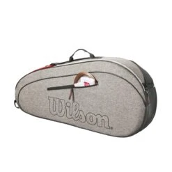 Wilson Tennis-Racketbag (Schlägertasche, 1 Hauptfach) Team 2023 Grau 3er 10 Wilson Tennis-Racketbag (Schlägertasche, 1 Hauptfach) Team 2023 Grau 3er -Wilson Huston Geschaft Wilson WR8022801 Team 3PK HeatherGrey Tasche203 1200x1200 1
