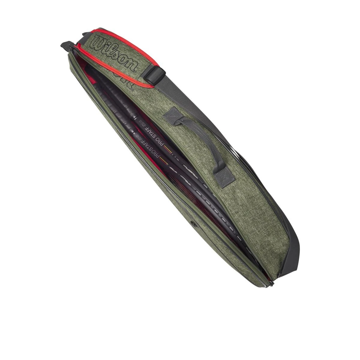 Wilson Tennis-Racketbag (Schlägertasche, 1 Hauptfach) Team 2023 Dunkelgrün 3er 7 Wilson Tennis-Racketbag (Schlägertasche, 1 Hauptfach) Team 2023 Dunkelgrün 3er – Bild 5