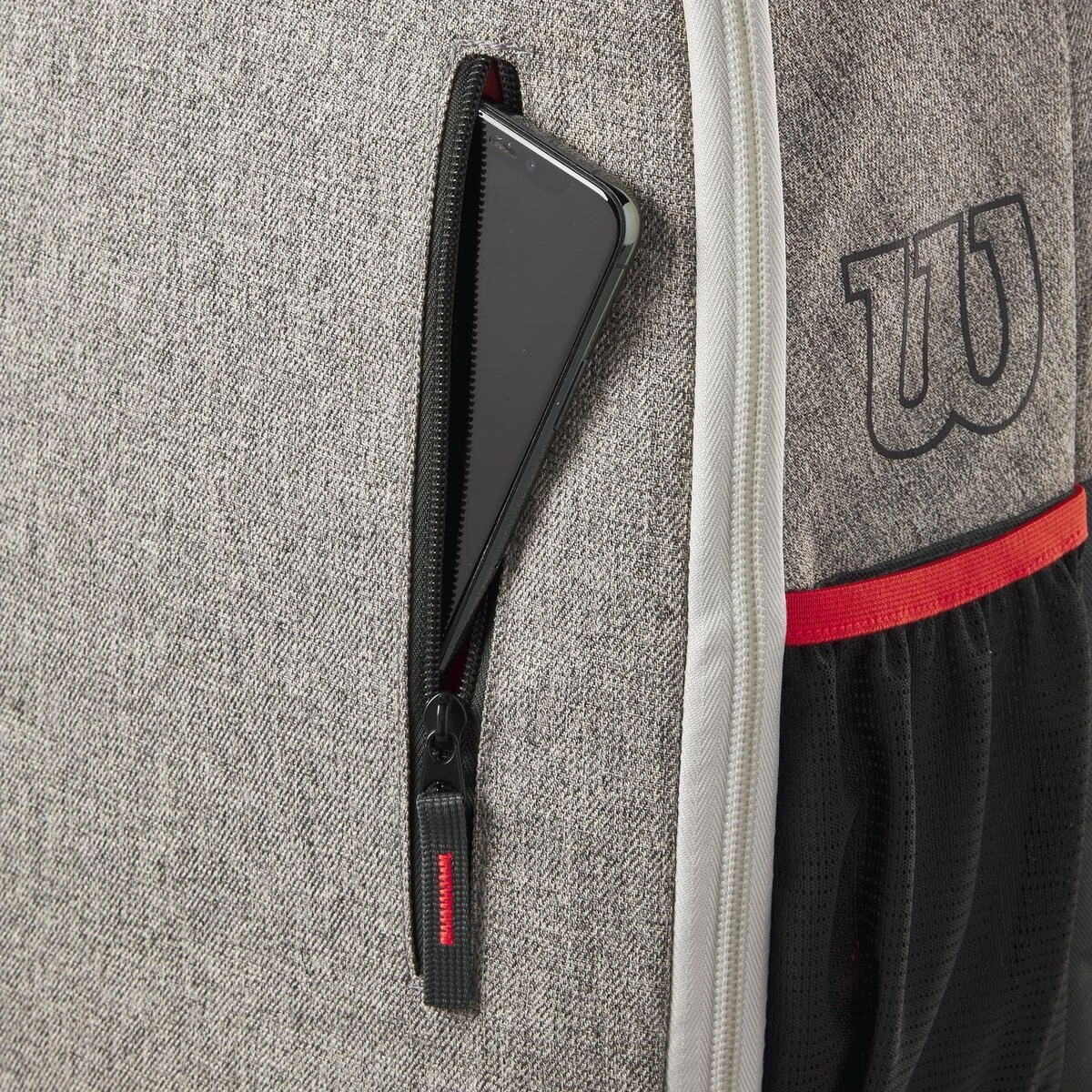 Wilson Rucksack Team (Haupt- Und Schlägerfach - Bis 2 Schläger) 2023 Grau 9 Wilson Rucksack Team (Haupt- Und Schlägerfach - Bis 2 Schläger) 2023 Grau – Bild 7