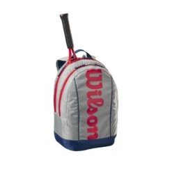 Wilson Tennis-Rucksack Junior/Kinder (Hauptfach+Schlägerfach) 2023 Grau