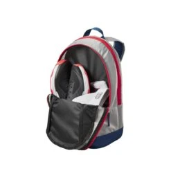 Wilson Tennis-Rucksack Junior/Kinder (Hauptfach+Schlägerfach) 2023 Grau -Wilson Huston Geschaft Wilson WR8023801 Backpack GY Rucksack205 1200x1200 1