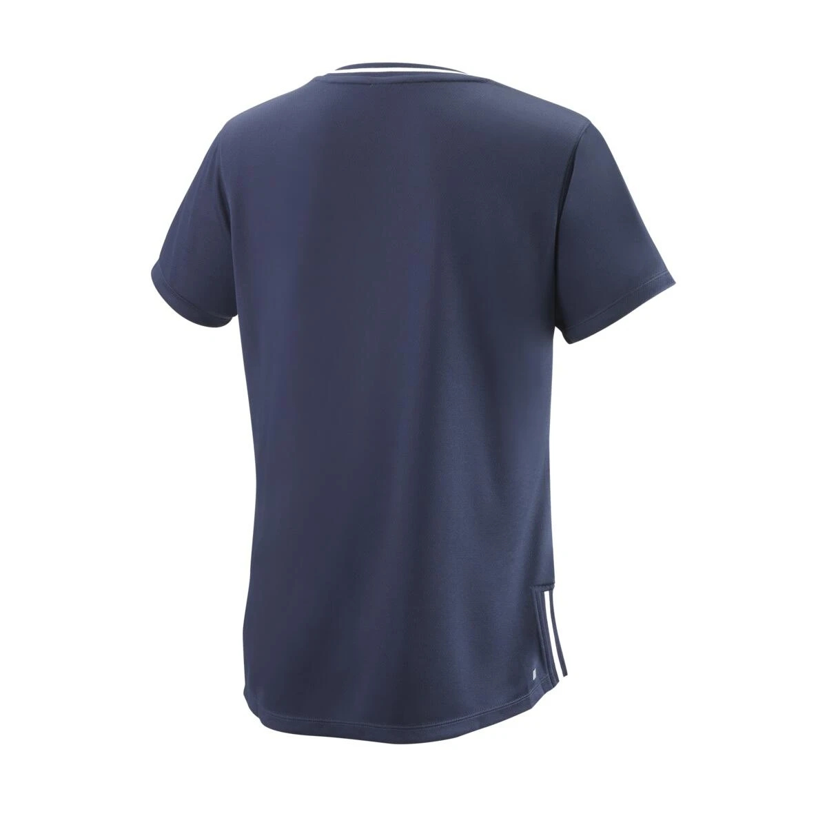 Wilson Tennis-Shirt V-Neck Team II Navyblau Damen 4 Wilson Tennis-Shirt V-Neck Team II Navyblau Damen – Bild 2