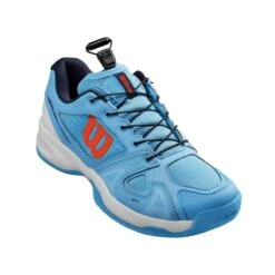 Wilson Tennisschuhe Rush Pro QL Indoor/Carpet/Teppich Hellblau Kinder