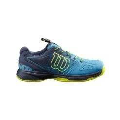 Wilson Tennisschuhe Kaos QL (Quicklace) Allcourt Blau Kinder 7 Wilson Tennisschuhe Kaos QL (Quicklace) Allcourt Blau Kinder -Wilson Huston Geschaft Wilson WRS327910 Kaos JR QL BarrierReef Schuh202 1200x1200 1
