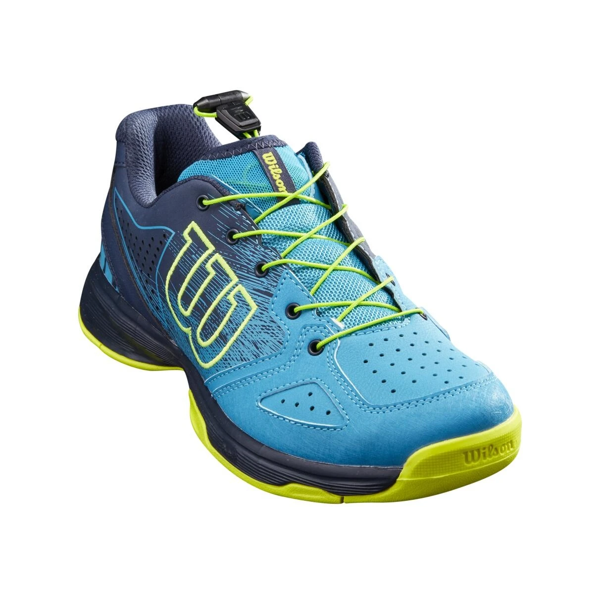 Wilson Tennisschuhe Kaos QL (Quicklace) Allcourt Blau Kinder 3 Wilson Tennisschuhe Kaos QL (Quicklace) Allcourt Blau Kinder