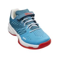 Wilson Tennisschuhe Kaos 2.0 Klett Allcourt Hellblau Kleinkinder