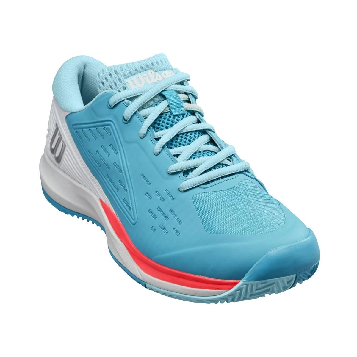 Wilson Tennisschuhe Rush Pro Ace Clay/Sandplatz Hellblau Damen 3 Wilson Tennisschuhe Rush Pro Ace Clay/Sandplatz Hellblau Damen